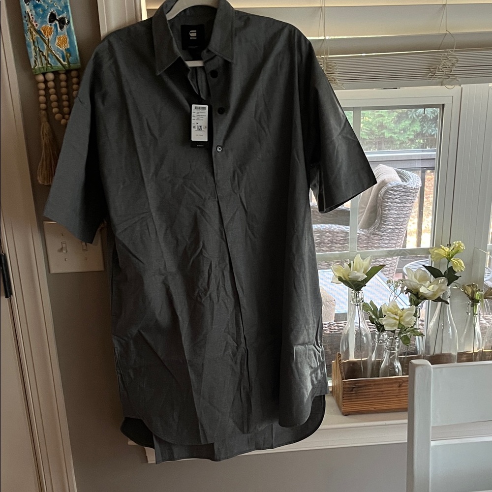 NWT G star/shirt dress/Gray/Medium
$108 Retail value